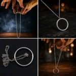 Magic Ring & Chain Trick – Professional Close-Up Magic Prop for Magicians