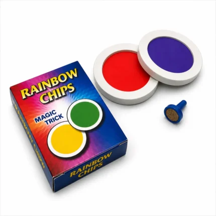 Rainbow Chips Magic Trick – Color Changing Magic Disc Set for Kids & Beginners